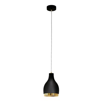 Eglo 96872 - Závěsné svítidlo COCNO 1xE27/60W/230V černá