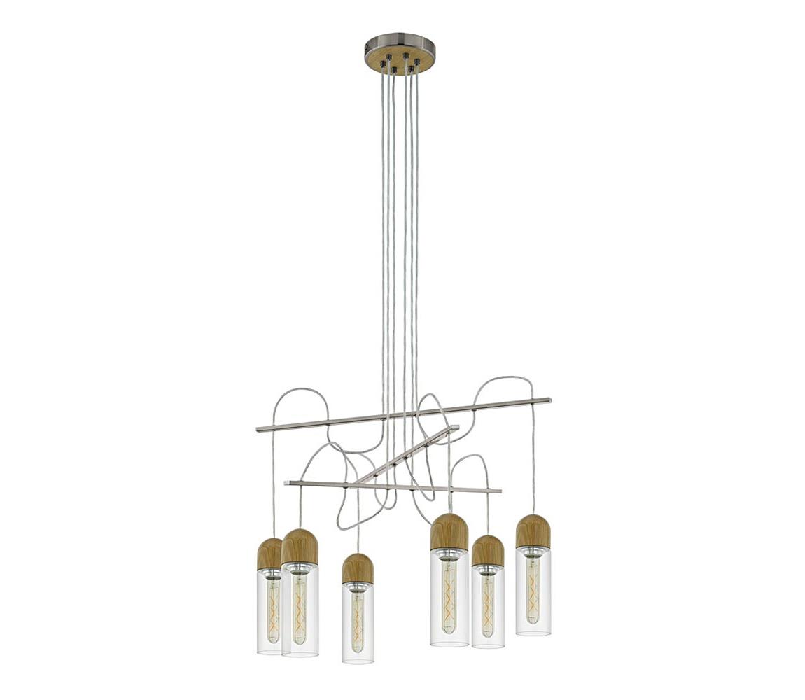 Eglo Eglo 96946 - LED Lustr na lanku ZACHARO 1 6xE27/4W/230V EG96946