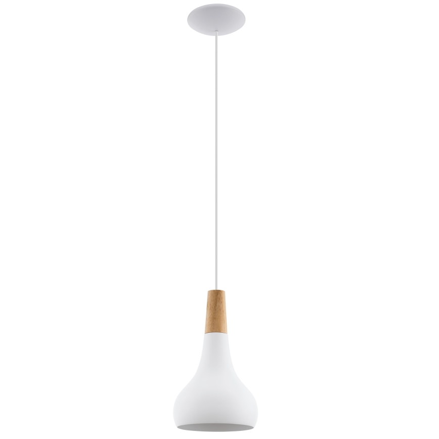 Eglo - Závěsné svítidlo 1xE27/60W/230V pr. 18 cm bílá