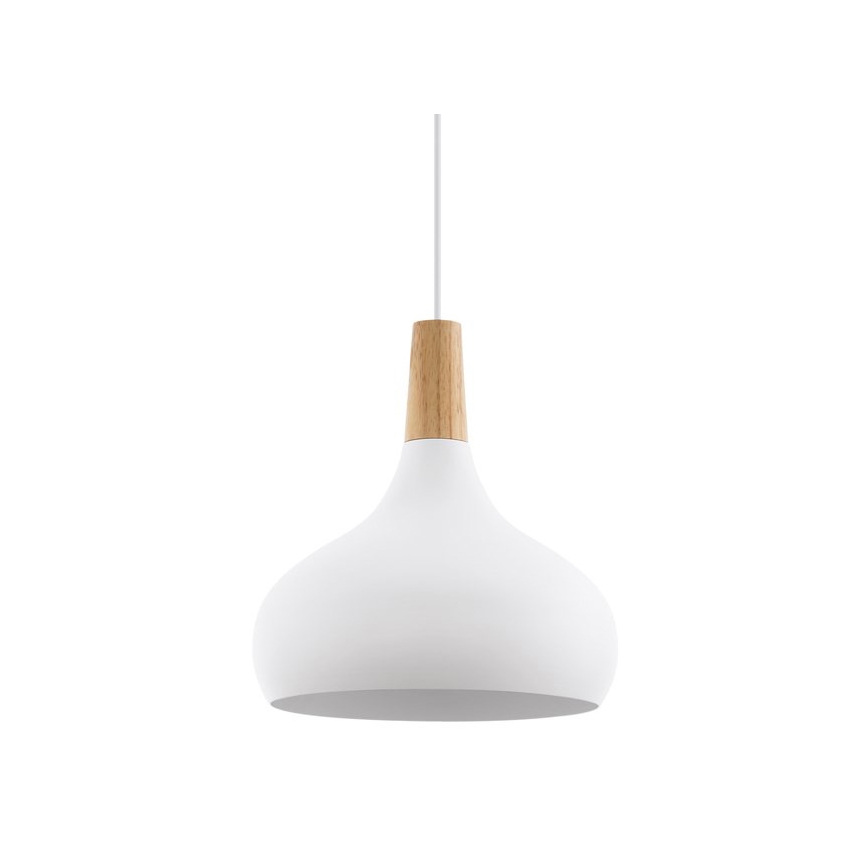Eglo - Závěsné svítidlo 1xE27/60W/230V pr. 28 cm bílá