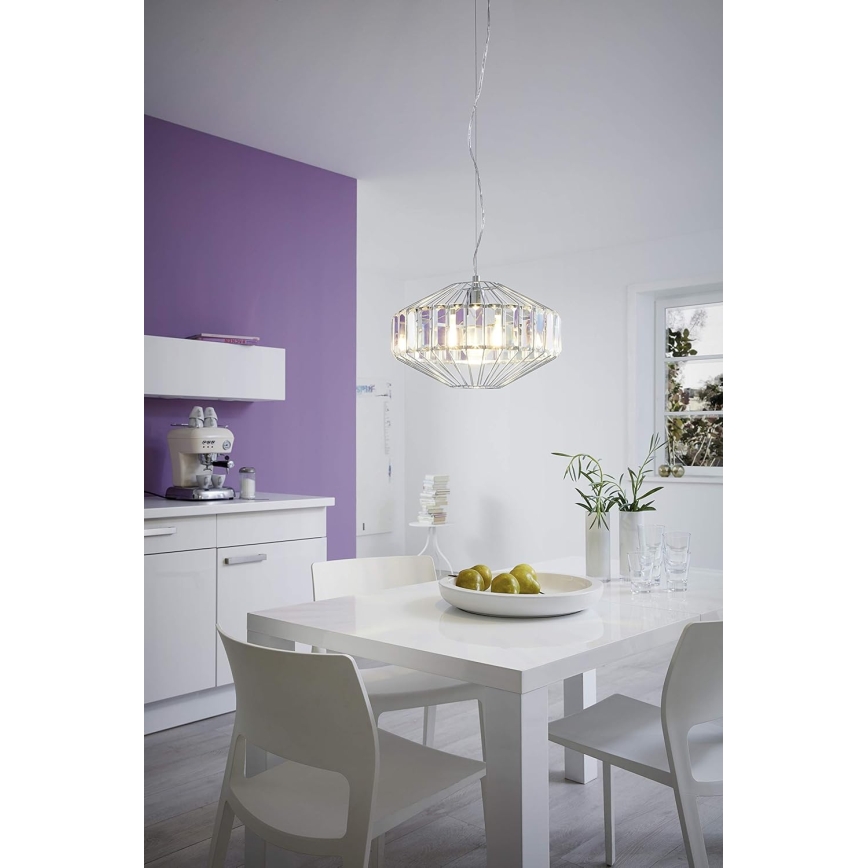 Eglo 96987 - Lustr na lanku PEDROLA 1xE27/60W/230V