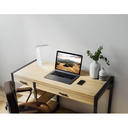 Eglo - LED Stmívatelná stolní lampa LED/1,8W/230V bílá