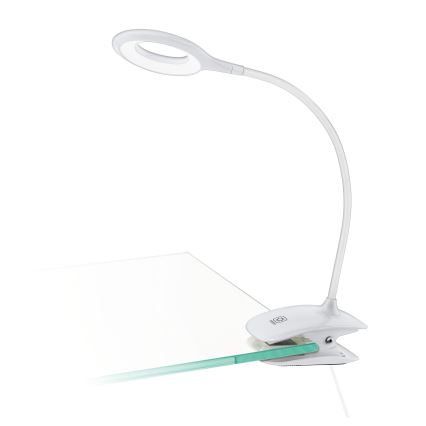 Eglo - LED Stmívatelná lampa s klipem 1xLED/3W/5V 500 mAh bílá