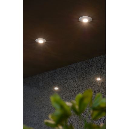 Eglo - LED Koupelnové podhledové svítidlo 3xLED/1W/230V IP44