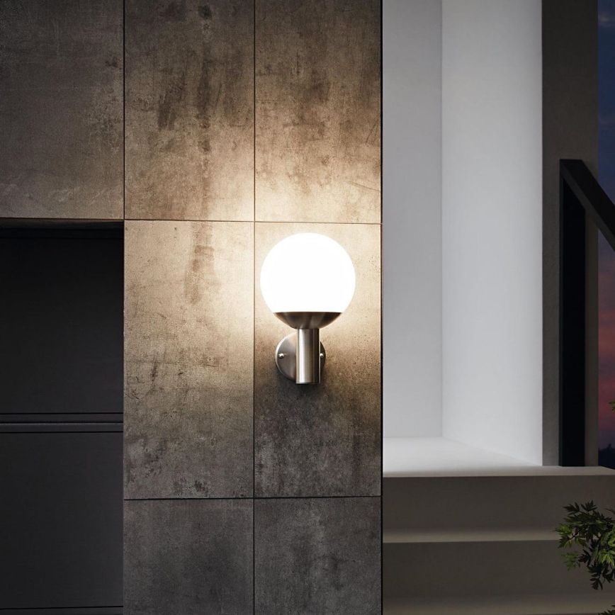 Eglo 97247 - LED Stmívatelné venkovní nástěnné svítidlo NISIA-C 1xE27/9W/230V IP44