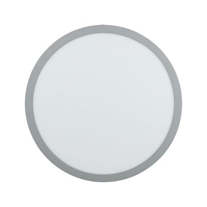 Eglo - LED Stropní svítidlo 1xLED/25W/230V stříbrná kulatý 2500 lm pr. 40 cm