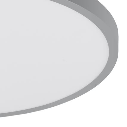 Eglo - LED Stropní svítidlo 1xLED/25W/230V stříbrná kulatý 2500 lm pr. 40 cm