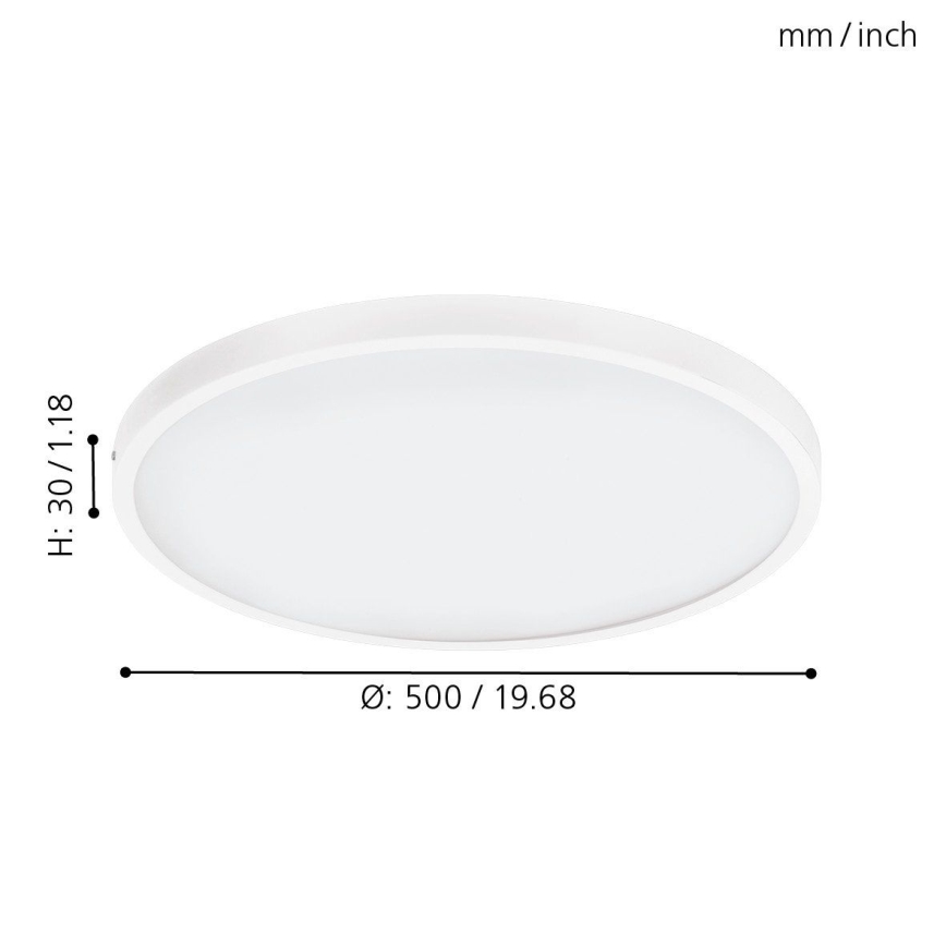 Eglo - LED Stmívatelné stropní svítidlo 1xLED/25W/230V