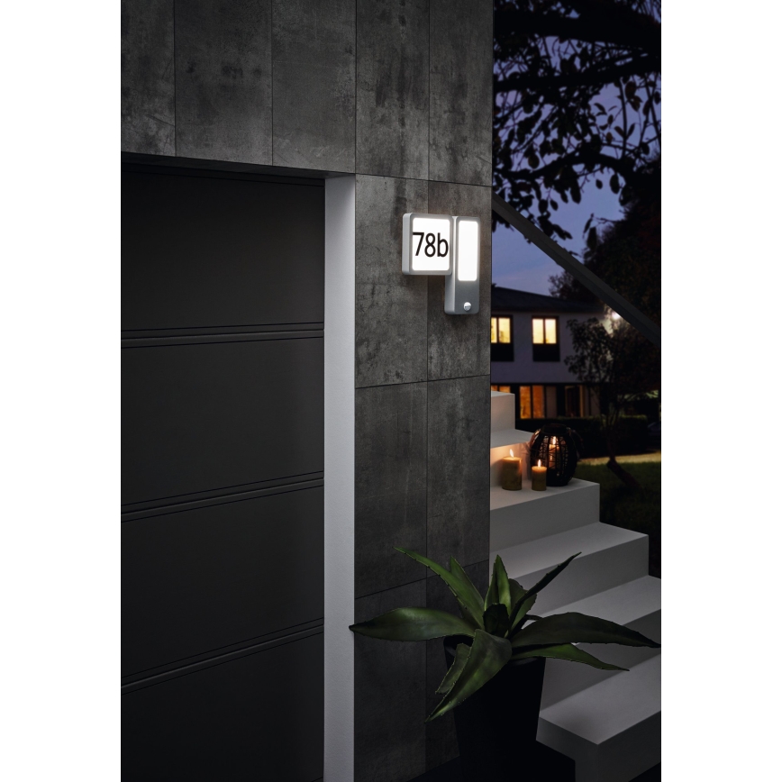 Eglo - LED Venkovní nástěnné svítidlo 2xLED/2,7W + LED/3,6W/230V IP44