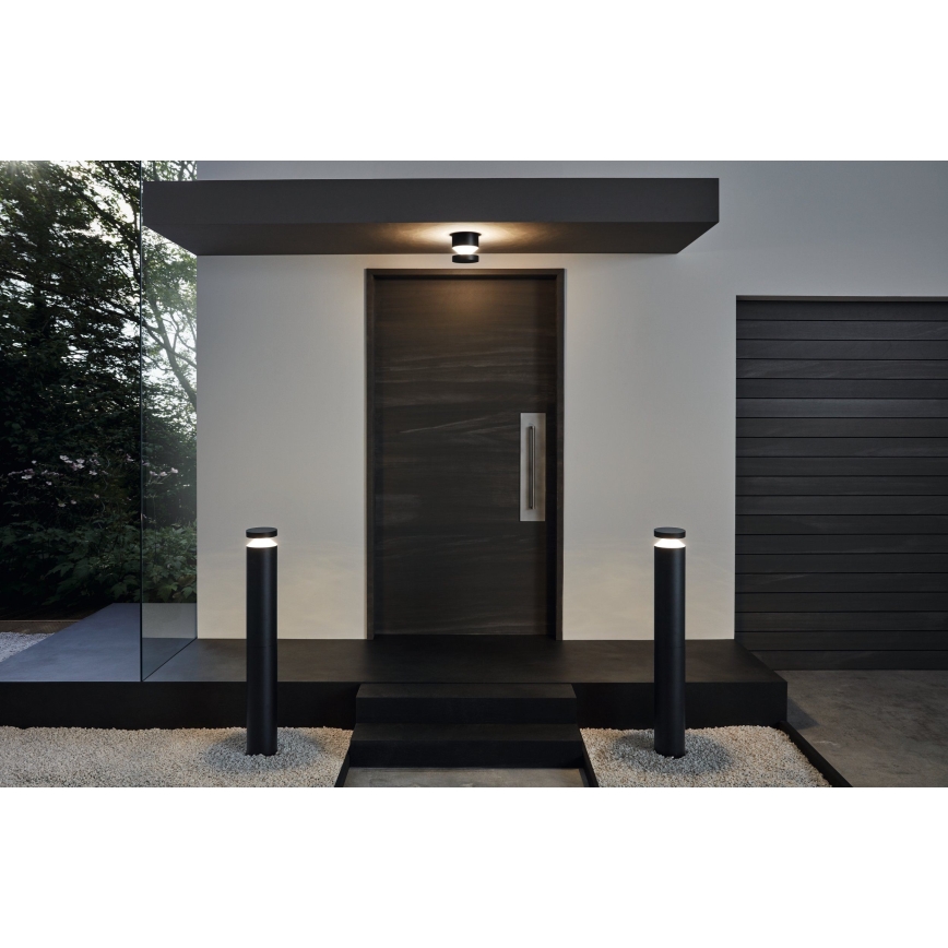 Eglo - LED Venkovní nástěnné svítidlo LED/11W/230V černá IP44