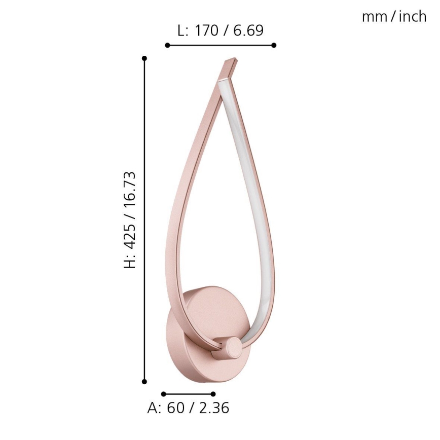 Eglo - LED Nástěnné svítidlo LED/11W/230V