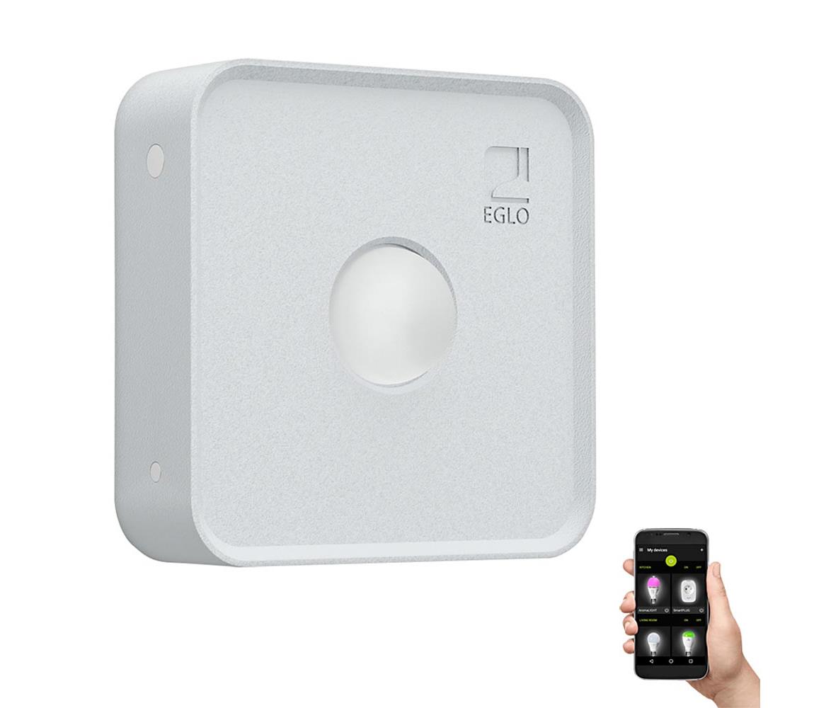 Eglo Eglo 97475 - Venkovní pohybový senzor CONNECT SENSOR 12 m 3xAA bílý IP44 EG97475