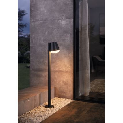 Eglo - LED Stmívatelná venkovní lampa CALDIERO-C 1xE27/9W/230V antracit IP44