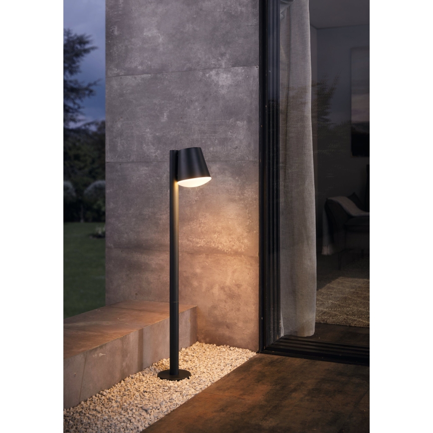 Eglo - LED Stmívatelná venkovní lampa CALDIERO-C 1xE27/9W/230V antracit IP44