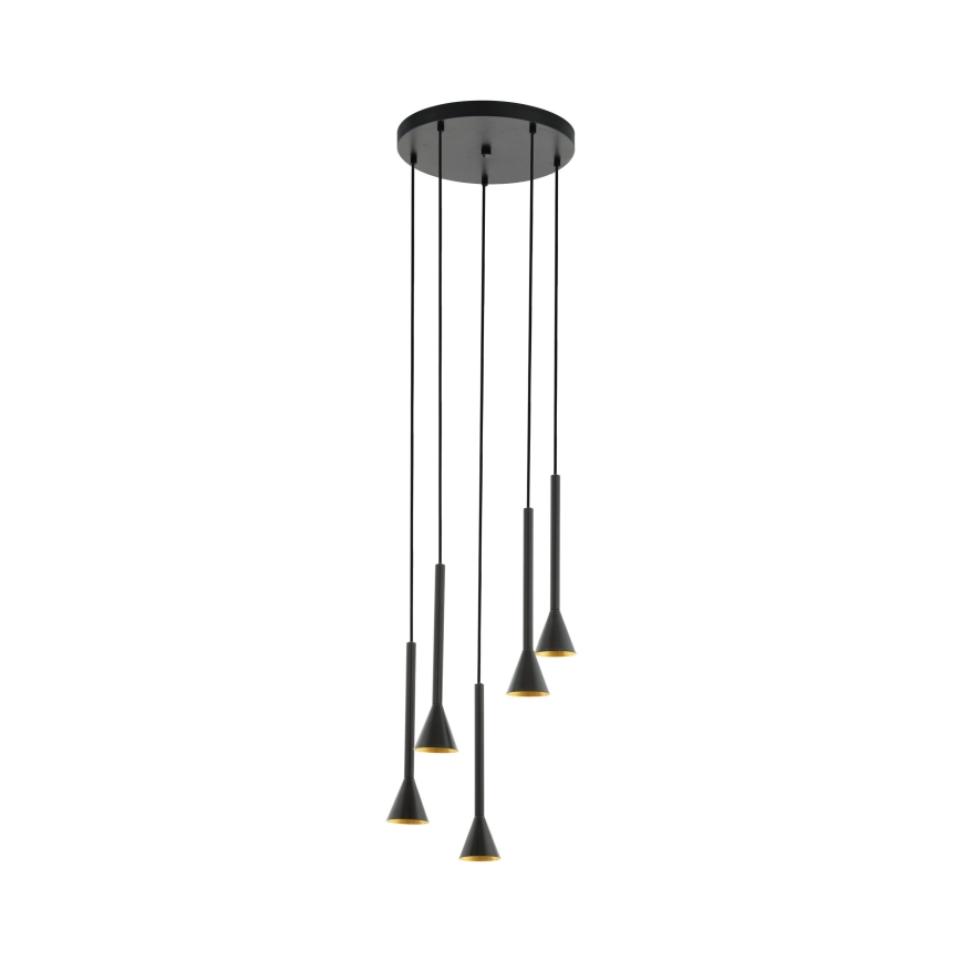 Eglo - LED Lustr na lanku 5xGU10/5W/230V