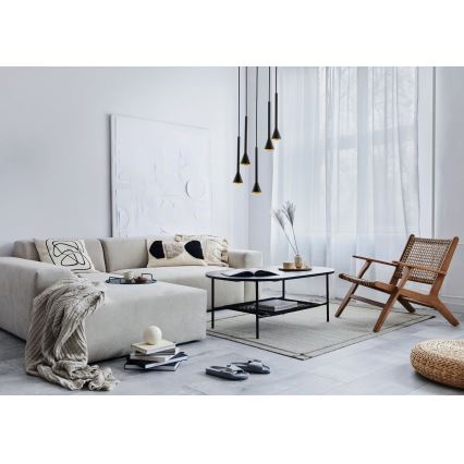 Eglo - LED Lustr na lanku 5xGU10/5W/230V