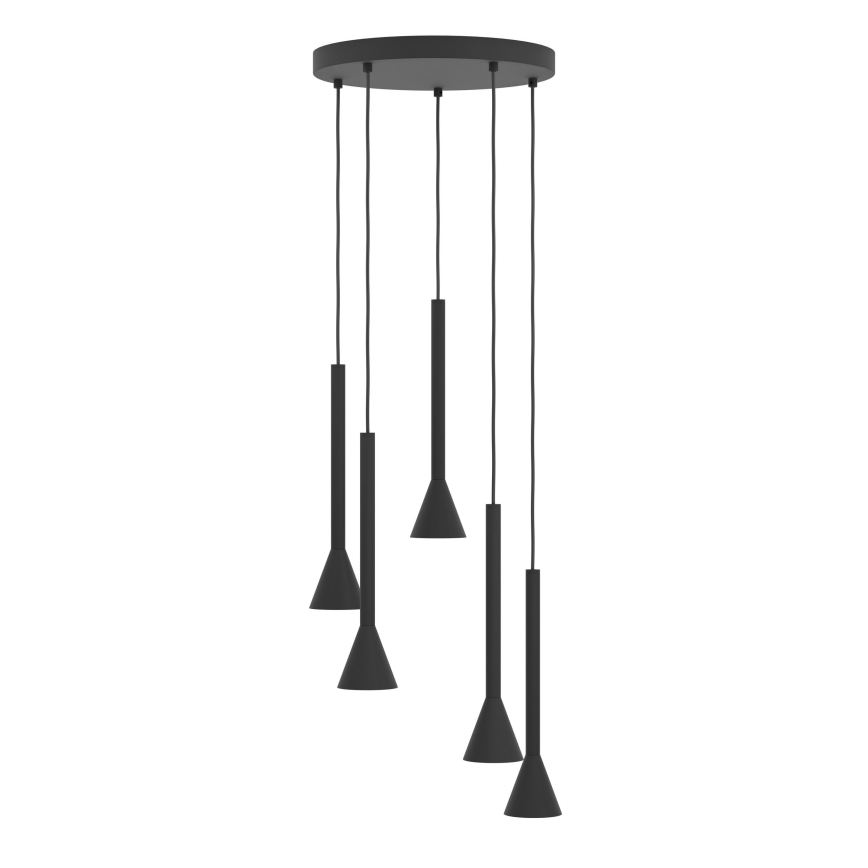 Eglo - LED Lustr na lanku 5xGU10/5W/230V