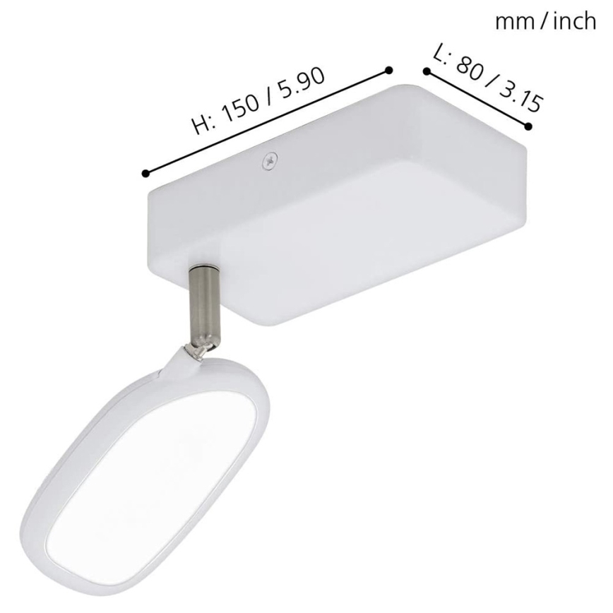 Eglo - LED RGB Bodové svítidlo PALOMBARE-C 1xLED/5W/230V