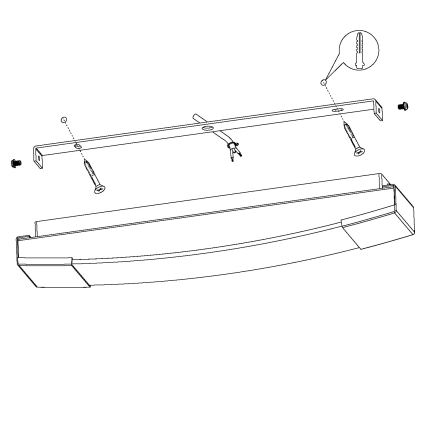 Eglo - LED Koupelnové zrcadlové svítidlo LED/8,3W/230V IP44