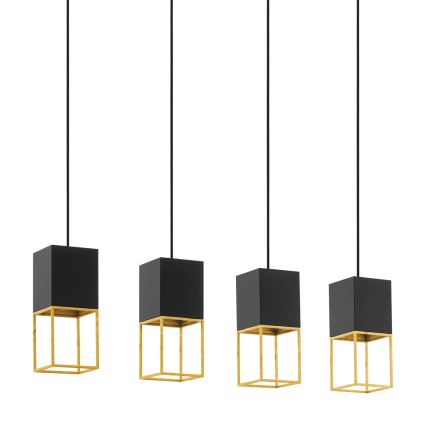 Eglo - LED Lustr na lanku 4xGU10/5W/230V