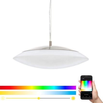 Eglo 97812 - LED RGB Stmívatelný lustr na lanku FRATTINA-C LED/27W/230V