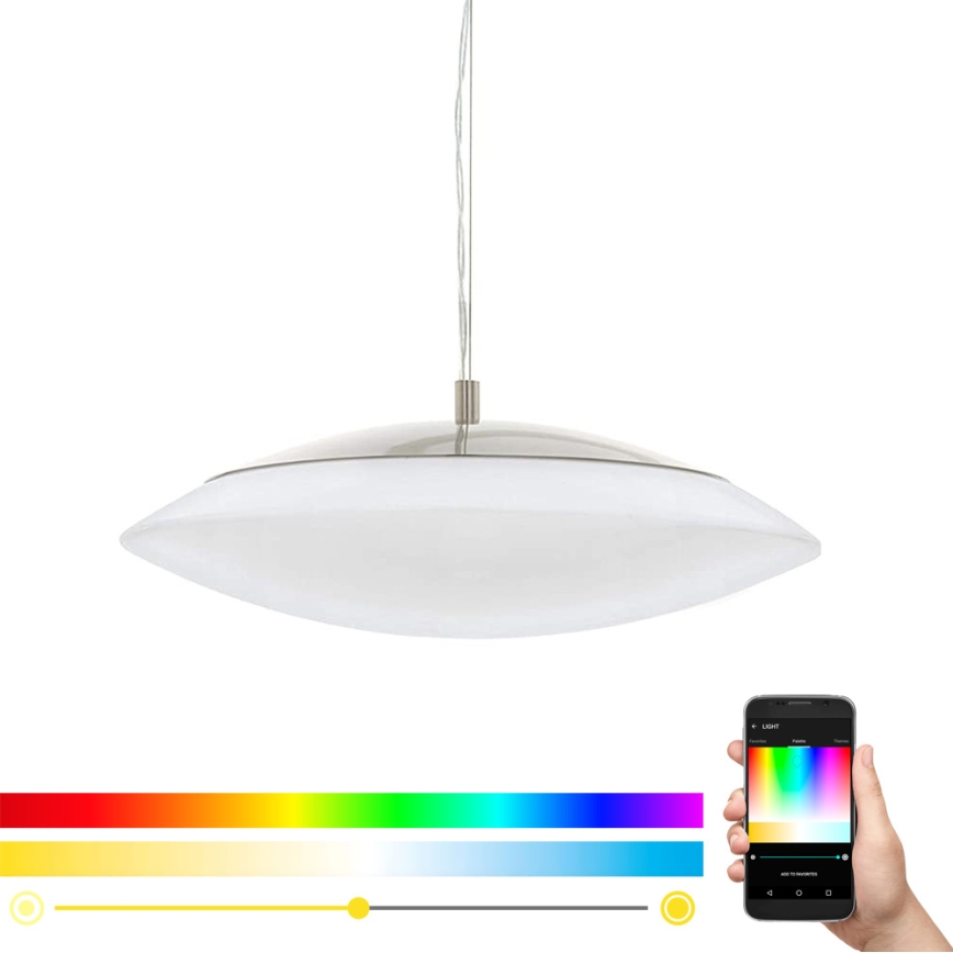 Eglo 97812 - LED RGB Stmívatelný lustr na lanku FRATTINA-C LED/27W/230V