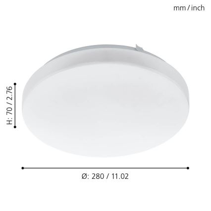 Eglo - LED Stropní svítidlo LED/11,5W/230V