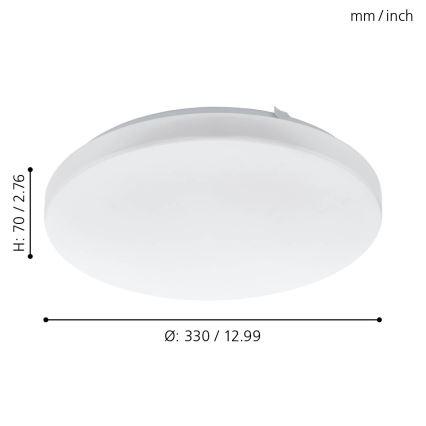 Eglo - LED Stropní svítidlo LED/14,6W/230V