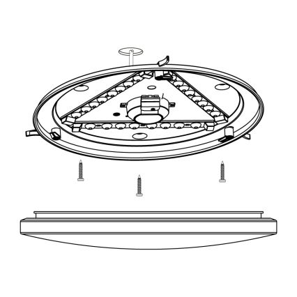Eglo - LED Stropní svítidlo LED/14,6W/230V