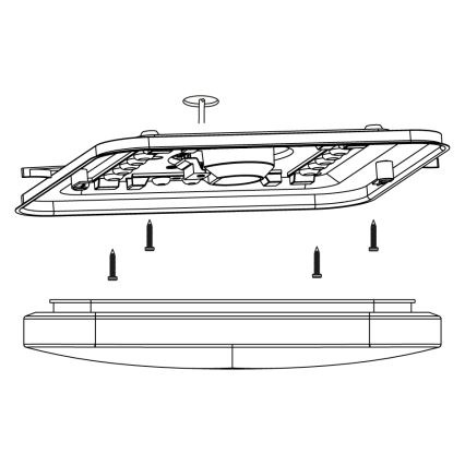 Eglo - LED Stropní svítidlo LED/11,5W/230V