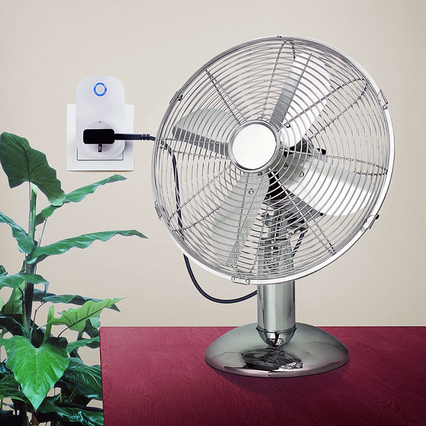Eglo - Chytrá zásuvka Connect plug PLUS 2300W SCHUKO Bluetooth
