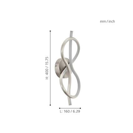 Eglo - LED Nástěnné svítidlo LED/10W/230V