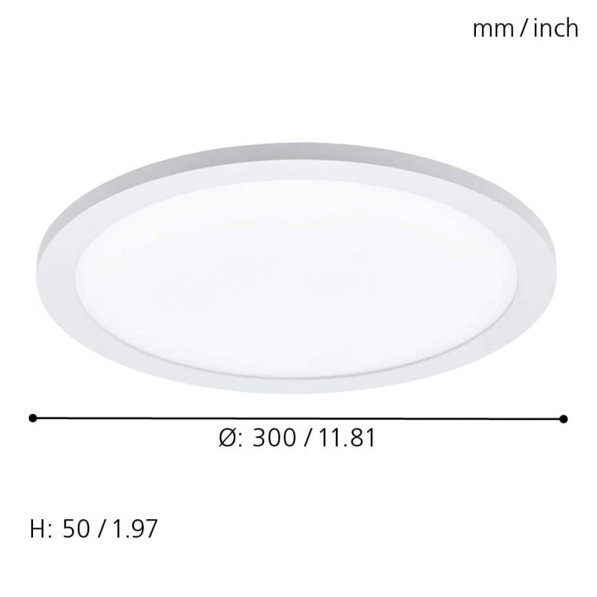 Eglo - LED RGBW Stropní svítidlo SARSINA-C LED/16W/230V + dálkové ovládání