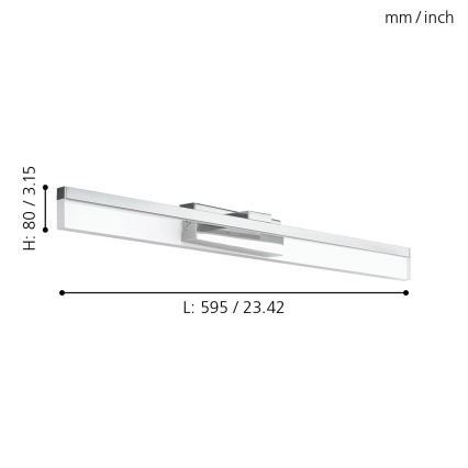 Eglo - LED Nástěnné svítidlo LED/10W/230V IP44