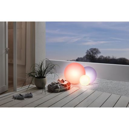 Eglo 98108 - LED RGBW Venkovní lampa MONTEROLO-C LED/9W/230V IP65 pr.600