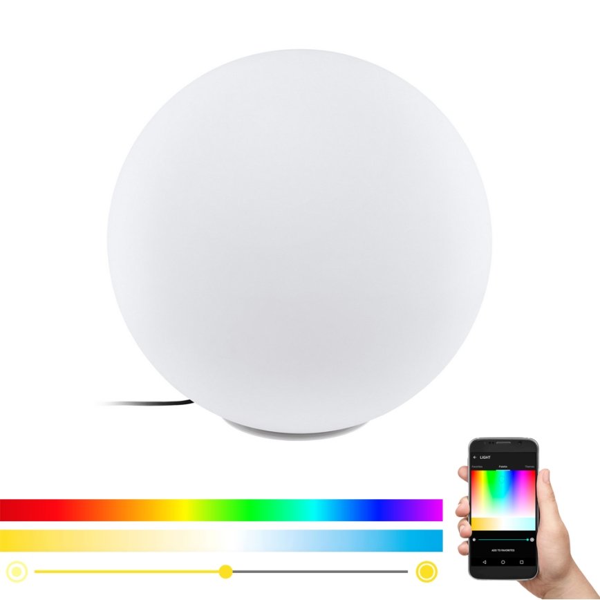 Eglo 98108 - LED RGBW Venkovní lampa MONTEROLO-C LED/9W/230V IP65 pr.600