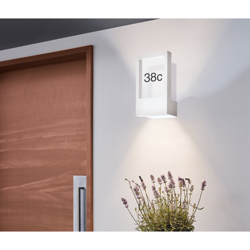 Eglo - Domovní číslo 1xE27/28W/230V bílá IP44