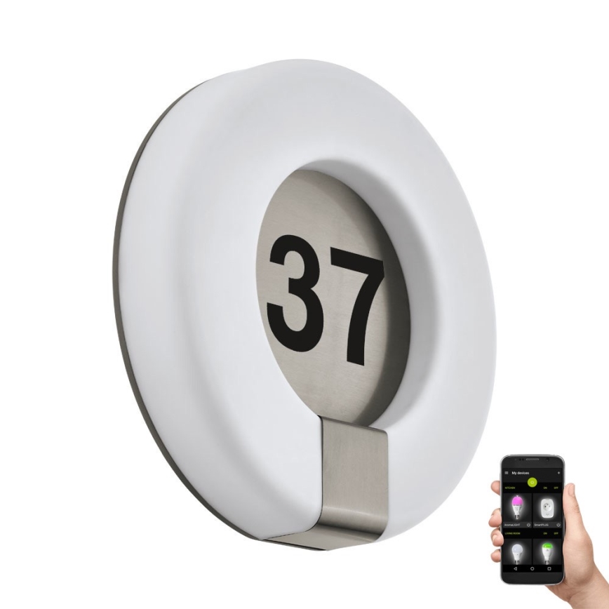 Eglo 98145 - LED Stmívatelné domovní číslo MARCHESA-C LED/15W/230V IP44
