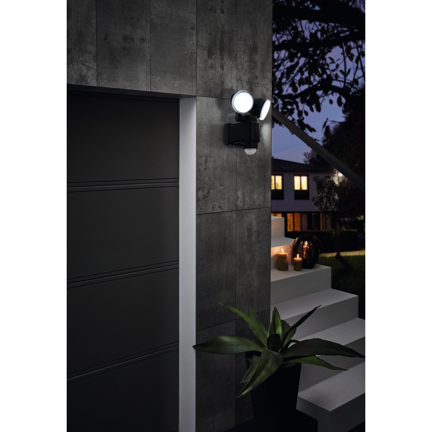 Eglo - LED Venkovní svítidlo se senzorem 2xLED/4W/4xLR1IP44