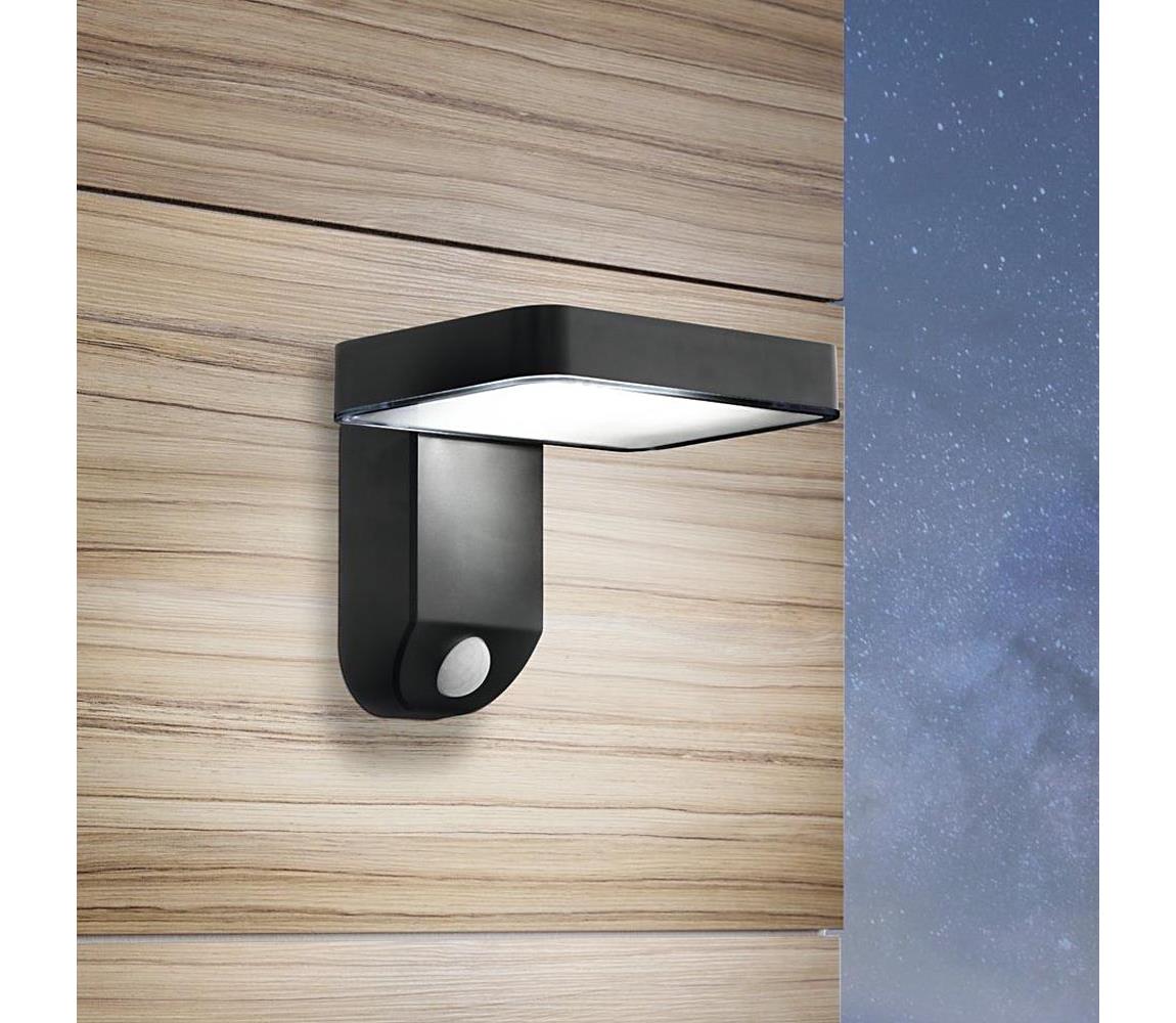 Eglo Eglo 98191 - LED Solární nástěnné svítidlo se senzorem PASTION LED/3,7V IP44 EG98191