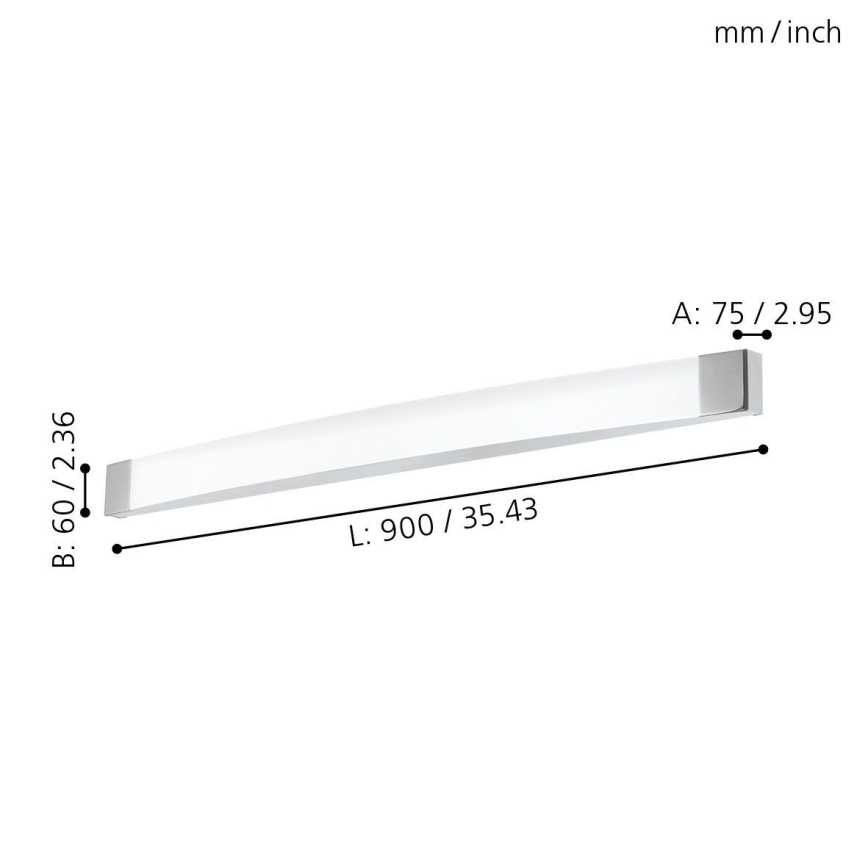 Eglo - LED Koupelnové nástěnné svítidlo LED/24W/230V IP44