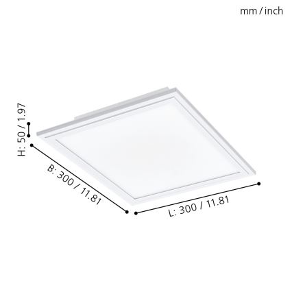 Eglo - LED Stmívatelné stropní svítidlo LED/14W/230V + dálkové ovládání