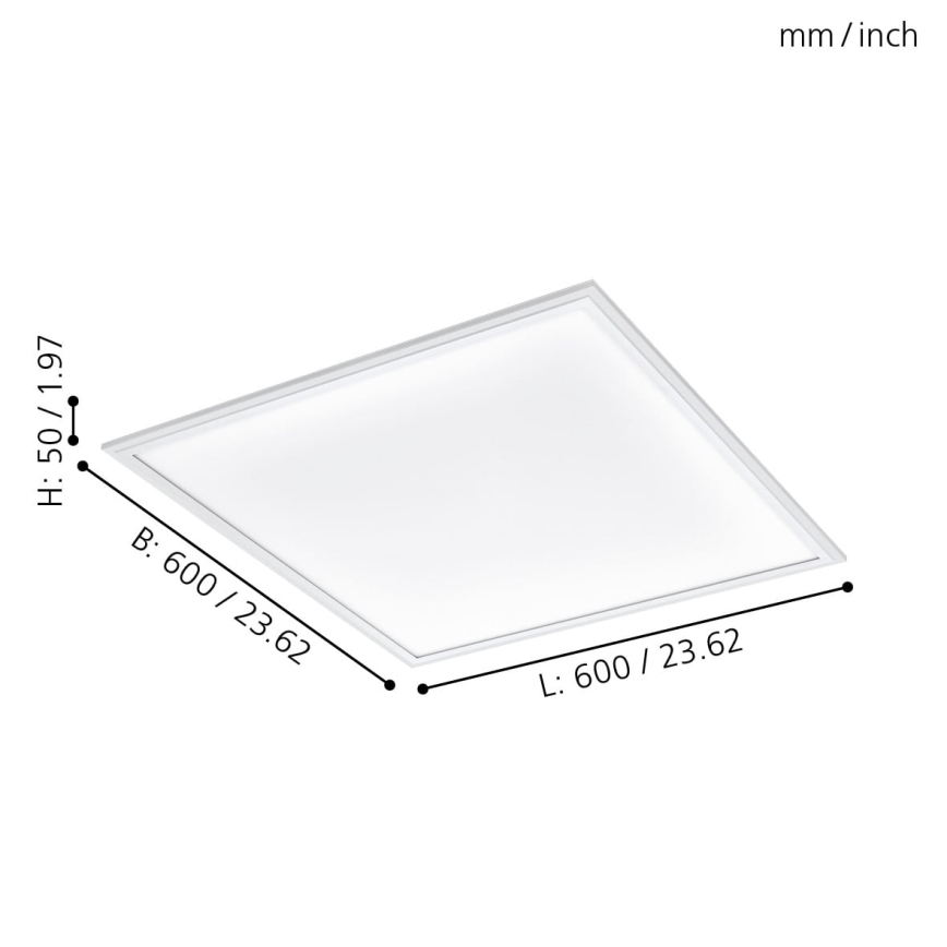 Eglo - LED Stmívatelný panel LED/30W/230V + dálkové ovládání