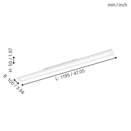 Eglo - LED Stmívatelný panel LED/30W/230V + dálkové ovládání