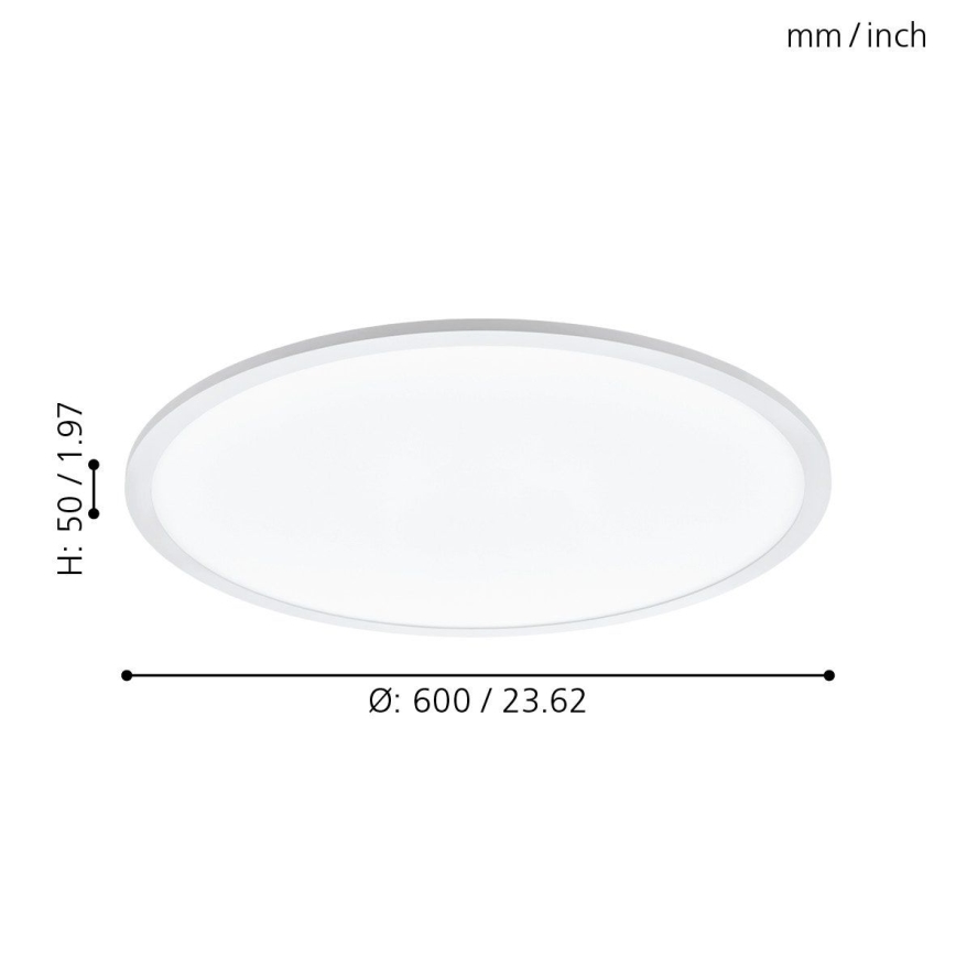 Eglo - LED Stmívatelné stropní svítidlo LED/30W/230V + dálkové ovládání