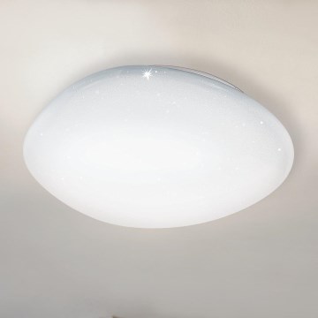 Eglo 98228 - LED Stmívatelné stropní svítidlo SILERAS-A LED/36W/230V pr. 60 cm + dálkové ovládání