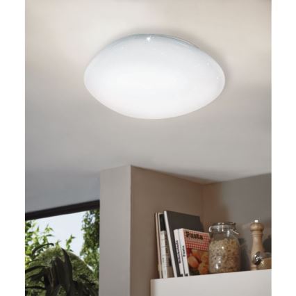 Eglo 98228 - LED Stmívatelné stropní svítidlo SILERAS-A LED/36W/230V pr. 60 cm + dálkové ovládání