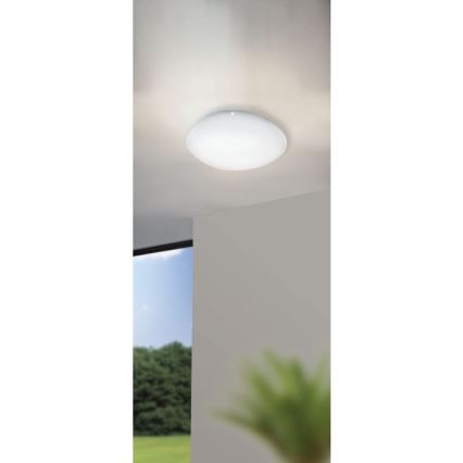 Eglo 98228 - LED Stmívatelné stropní svítidlo SILERAS-A LED/36W/230V pr. 60 cm + dálkové ovládání