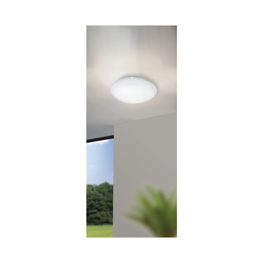Eglo 98228 - LED Stmívatelné stropní svítidlo SILERAS-A LED/36W/230V pr. 60 cm + dálkové ovládání