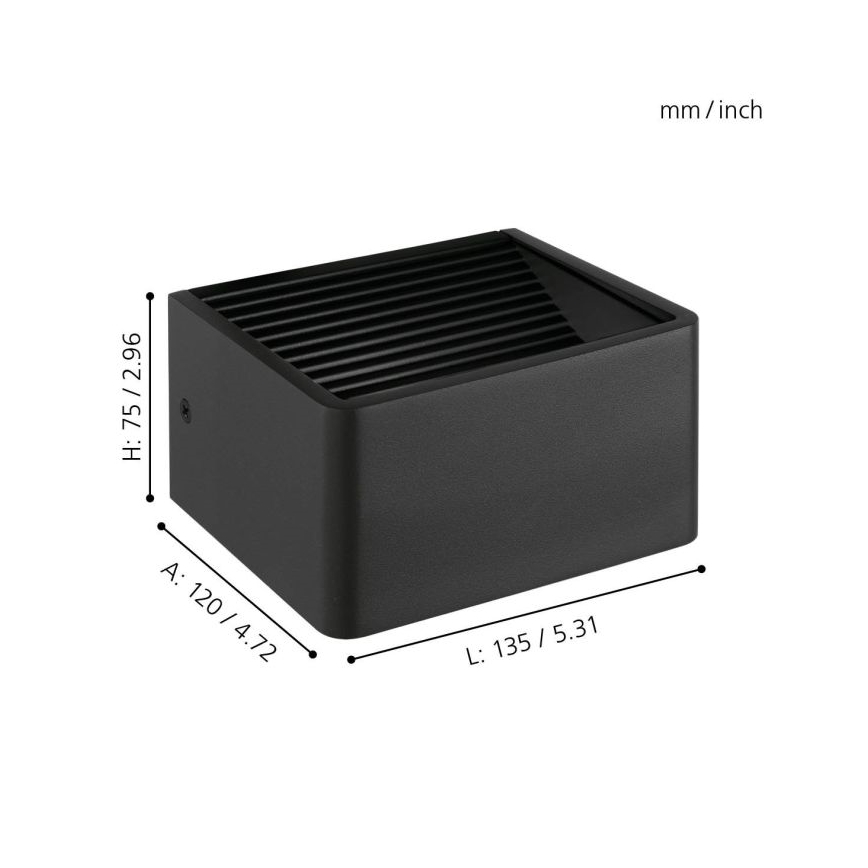 Eglo - LED Venkovní nástěnné svítidlo LED/6W/230V IP44